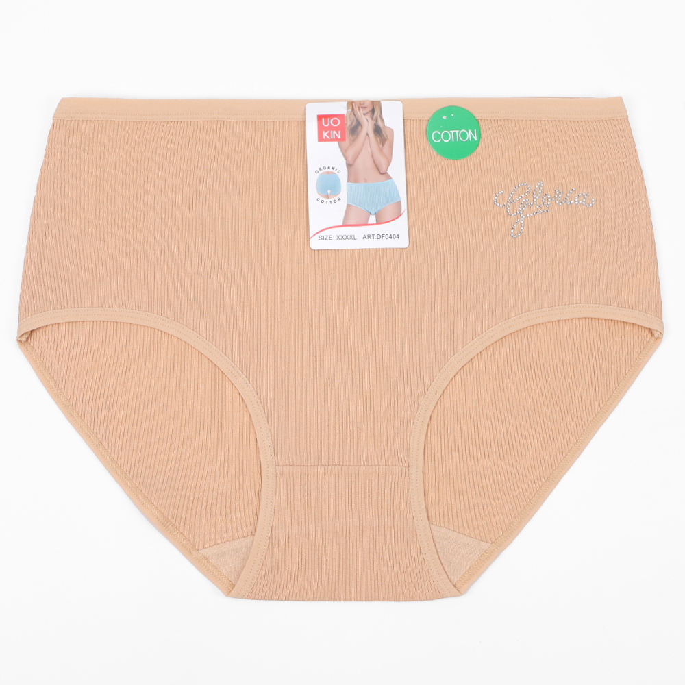 Bulk Pack Comfort Fit Women's Plus Size Briefs 12-Pack Cotton Underwear-Everyday Knitted Style (Low Price)