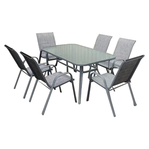 Chaise de bistrot en métal <span class=keywords><strong>pas</strong></span> chère JLL pour extérieur, chaise de salle à manger en maille empilable pour terrasse et <span class=keywords><strong>jardin</strong></span> - Product Image 5
