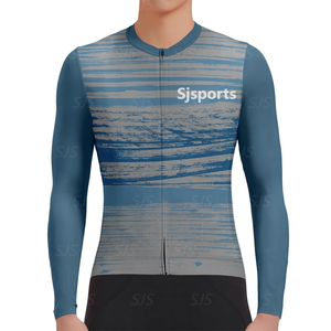 Camiseta de ciclismo con nombre de equipo personalizado para hombre, ropa de <span class=keywords><strong>manga</strong></span> <span class=keywords><strong>larga</strong></span> para bicicleta de montaña, ropa de ciclismo con logotipo personalizado, <span class=keywords><strong>maillot</strong></span> de ciclismo para hombre - Product Image 1