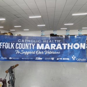 Tùy Chỉnh 100% Polyester Không Thấm Nước Không Khí Lưới Dệt Vải Biểu Ngữ Truyền Nhiệt In Treo Thiết Kế Cho Quà Tặng Chào Mừng Cờ - Product Image 3