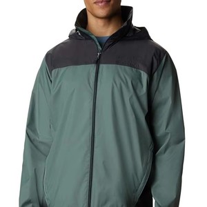 Veste coupe-vent réversible sur mesure de qualité supérieure, entièrement zippée, 100 % nylon, couleur unie, tissu respirant en laine. - Product Image 1