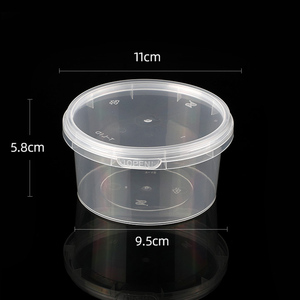 8/12/16/24/32 oz rõ ràng Bát súp Deli <span class=keywords><strong>container</strong></span> với làm xáo trộn rõ ràng an toàn khóa PP nhựa thực phẩm <span class=keywords><strong>container</strong></span> - Product Image 2