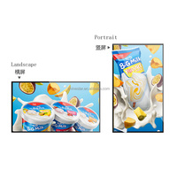 49 "50" pouces TFT LCD LED Super Bright Billboard Linux Android Network Advertising Totem Display