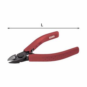 Alicates de Corte Diagonal Usag, Ancho de Mordaza de 1/8 Pulgadas, Acero al Cromo Vanadio, Grado Industrial - Product Image 1