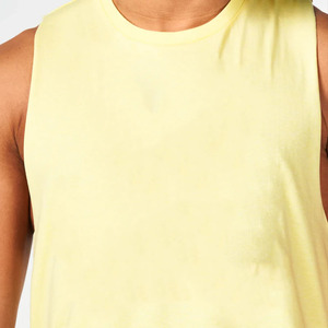 Gran oferta, camiseta sin mangas de gimnasio <span class=keywords><strong>Charlo</strong></span> para hombres, camisetas de entrenamiento de secado rápido, camisetas atléticas con tirantes, culturismo sólido, espalda cruzada muscular - Product Image 5