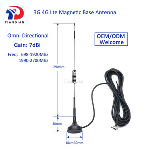 <span class=keywords><strong>Antena</strong></span> potenciadora de señal de <span class=keywords><strong>radio</strong></span> de coche, <span class=keywords><strong>antena</strong></span> de largo alcance de 800Mhz, 3g, TS9, 7dbi, lte, 4g - Product Image 2