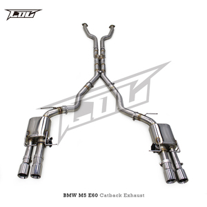 Auto Valvetronic Catback para <span class=keywords><strong>BMW</strong></span> <span class=keywords><strong>M5</strong></span> E60 5.0L 2003-2010 SUS304 Acero inoxidable Catback escape X tubo diseño silenciador escape - Product Image 6
