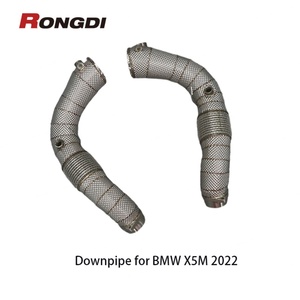 ท่อลดความร้อนท่อลด X5M X6M F95 F96 4.4ตัน2022 304สแตนเลสลดท่อขัดตรง - Product Image 2