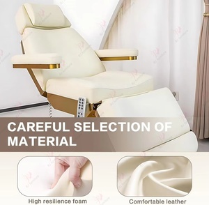 Table de massage électrique professionnelle de luxe pour soins du visage, réglable, avec 4 moteurs, pour salon professionnel - Product Image 2
