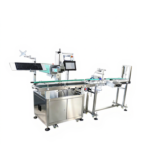Machine de marquage laser CO2 30W pour canettes métalliques revêtues, codes QR traçables, ligne d'emballage alimentaire (lait en poudre), détecteur de données par caméra - Product Image 6