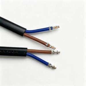 Câble d'alimentation personnalisé à 2 broches de type JST VAR, assemblage de câbles, fil plat bleu et marron de 0,75 mm² pour l'alimentation des consoles de jeu - Product Image 3
