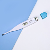 Cubierta desechable para sonda digital, termómetro electrónico de frente y axila con punta suave, de plástico, para uso doméstico, médico y pediátrico.