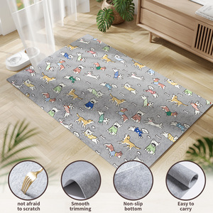 Cama para Mascotas con Diseño de Dibujos Animados, Rectangular, de Tela No Tejida, para Perros, Uso en Todas las Estaciones - Product Image 5