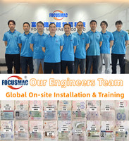 Mesin Penumpuk Robot Palletizer Tipe Kolom Focus Machinery untuk Karton dan Kantong 40kg