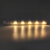 Lampe à bande de capteur de batterie à LED avec détecteur de mouvement rotatif Lumière alimentée par batterie