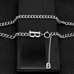 Nuevo Collar de Cadena Gruesa con Diseño Sencillo y Exclusivo, Chapado en Plata, Diseño Moderno y Popular, Collares Unisex, Joyería de Moda - Product Image 6