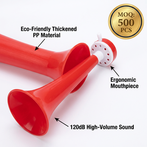 Corne de supporter réglable <span class=keywords><strong>Vuvuzela</strong></span>, bruiteur de fête pour stade en matériau PP haute résistance - Product Image 4