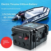 Batterie lithium ternaire 12V 120Ah 24V 100Ah 48V pour moteur hors-bord/hélice électrique pour bateau