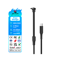Câble de charge rapide USB C PD60W à angle droit pour jeux, tressé en nylon, anti-emmêlement, 20V 3A, synchronisation des données 480 Mbps pour iPhone Huawei
