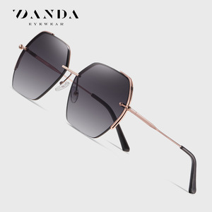 DANDA <b>Square</b> <b>Sunglasses</b> JS8561 Gradient Lens Full Rim UV400 Unisex Fashion Travel Streetwear - Product Image 1
