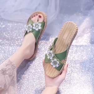 Nuove Ciabatte Estive da <span class=keywords><strong>Donna</strong></span> con Tacco Interno, Punta Aperta, Antiscivolo, in PVC, per Esterni - Product Image 3