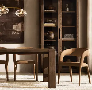 Juegos de comedor de cocina de interior minimalista moderno Hotel Restaurante Banquete Comedor Muebles Silla de comedor de tela - Product Image 5