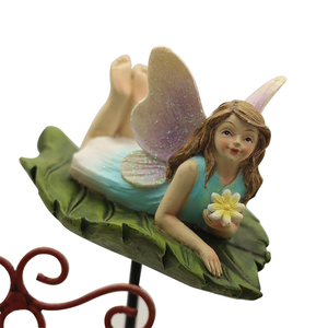 Hada jardín jardinera paisaje en miniatura Mini jardín gnomos fiesta conjunto resina artesanía estatua <span class=keywords><strong>travieso</strong></span> enano elfo - Product Image 4