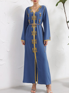 Yibaoli — robe abaya pour femmes musulmanes, <span class=keywords><strong>caftan</strong></span> de qualité supérieure, idéale pour ramadan, nouvelle collection - Product Image 2