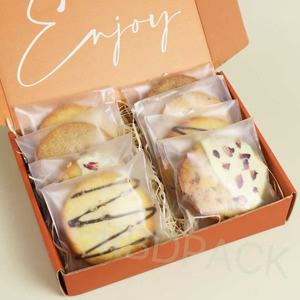 Caja de panecillos <span class=keywords><strong>Bao</strong></span> de masa fermentada con estampado personalizado, cajas para hornear postres para pasteles, panadería, embalaje, galletas Crumbl, Donut, Mochi, caja de repostería - Product Image 5