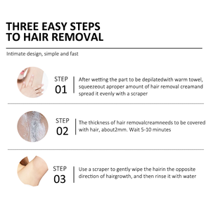 Crème dépilatoire indolore 100g pour zones intimes, formule peaux sensibles avec <span class=keywords><strong>spatule</strong></span> pour bras, jambes et maillot de bain - Product Image 6