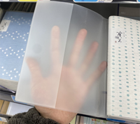 Couverture de livre vierge transparente imprimée personnalisée en plastique PVC givré pour ordinateur portable Protecteur de livre