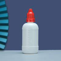 Flacons compte-gouttes stériles en PEHD de qualité médicale 5ml 10ml 30ml avec insert compte-gouttes pour usage pharmaceutique