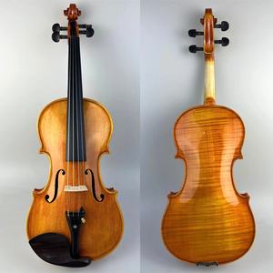 Violon en bois massif naturel à rayures de tigre, érable et épicéa pour les performances, les examens, les adultes, les enfants, les débutants, les professionnels, les solistes - Product Image 4