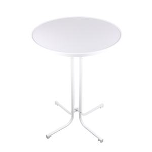 Kat düz tasarım tesviye vida tabanı yuvarlak kokteyl katlanır masa MDF üst - Product Image 2