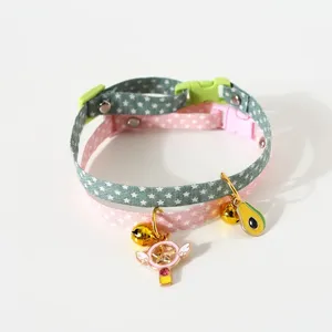 Nettes Katzen halsband mit Glocken verstellbares Kätzchen Halskette Mode Kleiner Hund Haustier Hals Halsreif für Welpen <span class=keywords><strong>Chihuahua</strong></span> Zubehör - Product Image 4