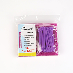 Vente directe d'usine Rouleaux à cheveux en plastique de 15 mm de diamètre Petite taille Rouleaux à cheveux magnétiques avec épingles - Product Image 5