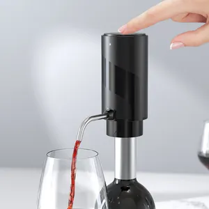 2合1葡萄酒配件便携式葡萄酒曝气器电动葡萄酒分配器