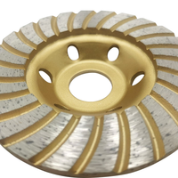 Disque de meulage diamanté turbo JIUYAN 115 mm pour préparation de surface et ébavurage, multi-grains, haute efficacité