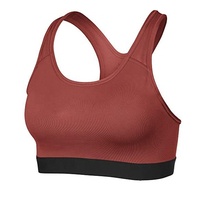 Sujetador deportivo acolchado ligero y transpirable para mujer, top de yoga, gimnasio, fitness, elástico en cuatro direcciones, de secado rápido, espalda cruzada, antibacteriano