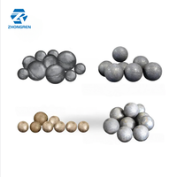 Billes de broyage en fonte à haute teneur en chrome, durables, personnalisables, de 10 mm à 130 mm, pour le broyage du sable de silice et du charbon