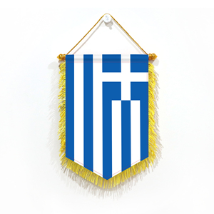 Vente <span class=keywords><strong>en</strong></span> gros nouveau style grèce 30*20cm petit fanion avec glands sur les quatre côtés - Product Image 1