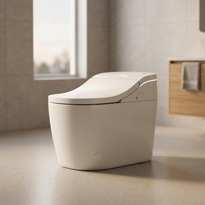 Nuevo tipo de descarga mecánica, descarga rápida silenciosa, sin límite de presión de agua, aromaterapia, desodorante, asiento grande, inodoro inteligente - Product Image 1