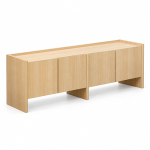 Elegante Mobile <span class=keywords><strong>TV</strong></span> Moderno in Legno da 65 <span class=keywords><strong>Pollici</strong></span> con 4 Ante per Uso Domestico - Arredamento per Soggiorno - Product Image 5