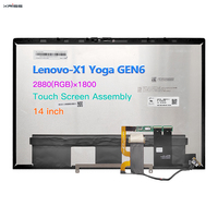 MNE007ZA1-2 Perakitan untuk Lenovo Thinkpad X1 Yoga 6th Panel LCD Layar Sentuh 14.0 Inci 2880*1800 40Pin Layar LED LCD Laptop