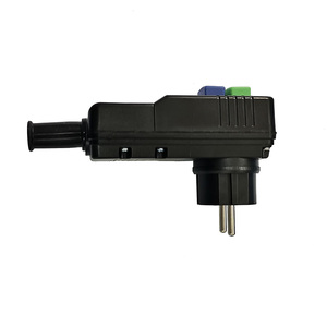 Ac230 prcd xách tay dư hiện tại cắm 2P + N 16A tiêu chuẩn Châu Âu rò rỉ bảo vệ cắm - Product Image 3