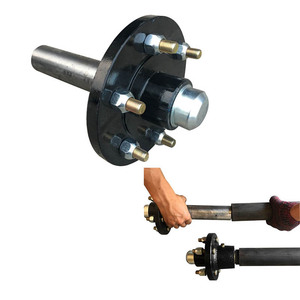 Essieux de remorque ATV, pièces d'essieu de semi-remorque les plus vendues en stock, kit d'essieu de remorque léger et <span class=keywords><strong>attelage</strong></span> - Product Image 4