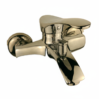 Robinet monocommande moderne HT01 avec cartouche céramique de 40 mm, économie d'eau, en laiton poli, mitigeur de salle de bain à poser sur comptoir