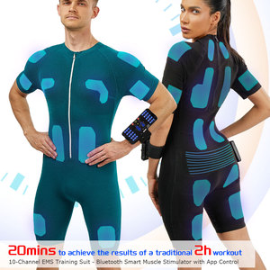 Traje <span class=keywords><strong>de</strong></span> Ejercicio Bioeléctrico con EMS Inalámbrico, Productos Inteligentes <span class=keywords><strong>para</strong></span> Fitness, 20 <span class=keywords><strong>Electrodos</strong></span> <span class=keywords><strong>para</strong></span> Amantes del Ejercicio Unisex - Product Image 2