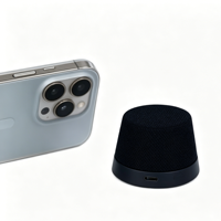 Speaker Mini Nirkabel Portabel Magnetik Kompatibel dengan MagSafe, Dapat Dipasang dengan Magnet, untuk iPhone, Baterai 300mAh, 20Hz-20kHz