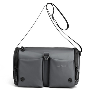 Sac à bandoulière décontracté pour homme, grande capacité, multi-poches, en nylon imperméable, fermeture éclair, meilleur prix, tendance - Product Image 3